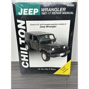 WRANGLER JEEP SHOP MANUAL SERVICE REPAIR‎ CHILTON BOOK 1987-2017